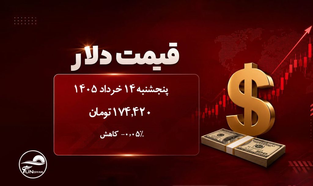 جدول قیمت دلار، یورو و درهم امروز ۱۴ خرداد ۱۴۰۵ همراه با تغییرات روزانه بازار ارز ایران