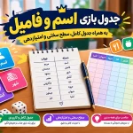 اسم فامیل با تمام حروف الفبا؛ کامل‌ترین جدول اسم فامیل از آ تا ی